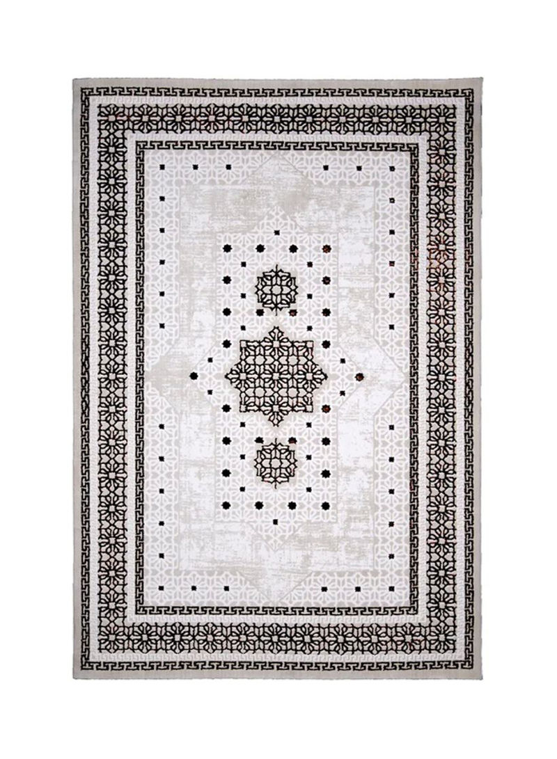 Trend Collection Carpet Modern Contemporary Area Rug White/Brown 300x400centimeter