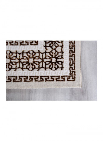 Trend Collection Carpet Modern Contemporary Area Rug White/Brown 300x400centimeter