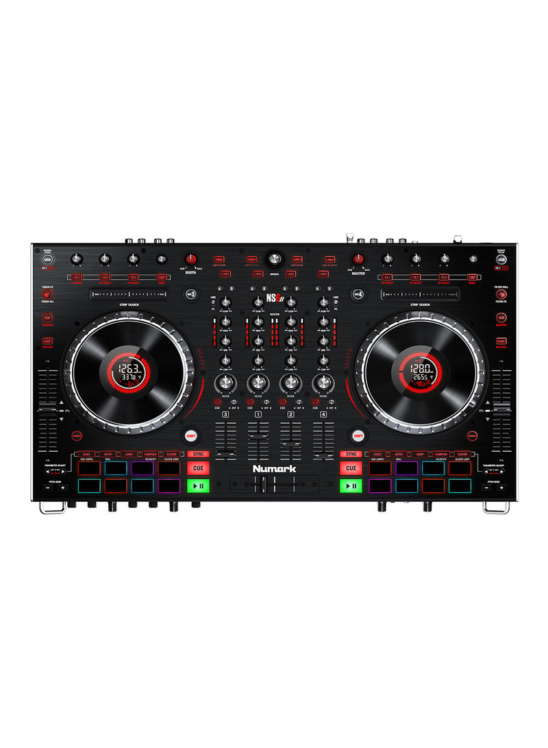 4 Channel Premium DJ Controller NS6II Black