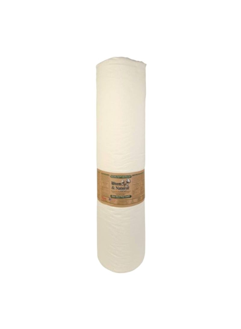 Warm and Natural Cotton Batting By The Yard White 30yard