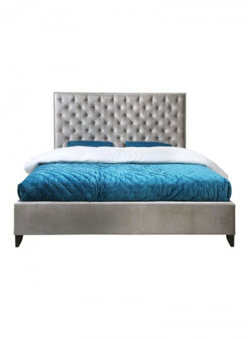 Evelia Bed Grey 221x161x211centimeter