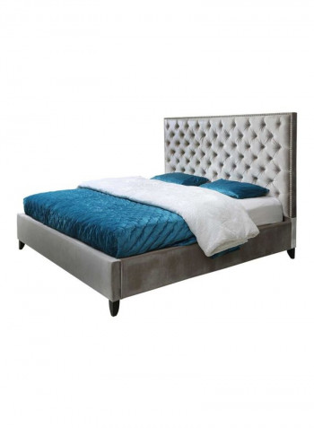 Evelia Bed Grey 221x161x211centimeter