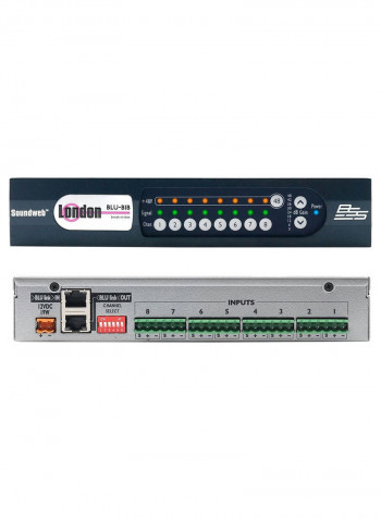 8-Channel Amplifire Analog Break-In Box With Blu Link Multicolour