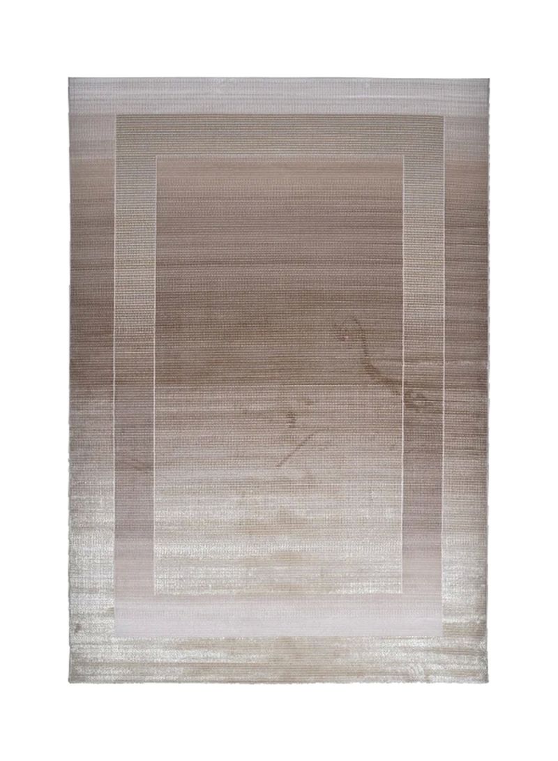 Adele Collection Carpet Modern Contemporary Area Rug Brown/Silver 300x400centimeter