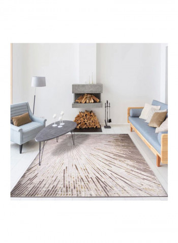 Adele Collection Carpet Modern Contemporary Area Rug Beige/Brown 300x400centimeter