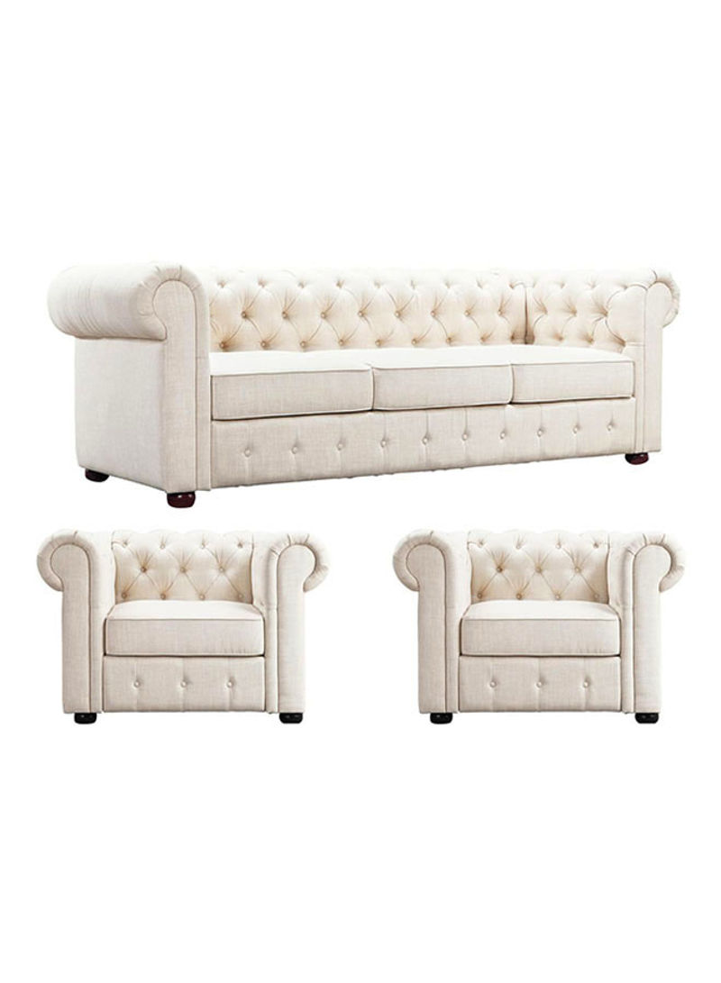 5-Seater Chester Hill Sectional Sofa Set Beige