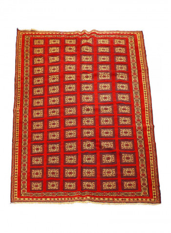 Al Fuad Beautiful Vegetable Dyed Caucasian Afghan Kilim Woollen Carpet Multicolour 200x267cm