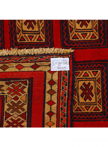 Al Fuad Beautiful Vegetable Dyed Caucasian Afghan Kilim Woollen Carpet Multicolour 200x267cm