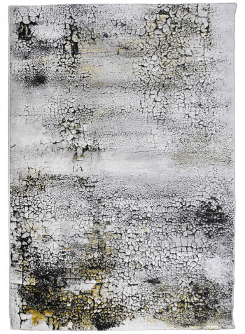 Adele Collection Area Rug Black/Gold/Grey 300x400cm