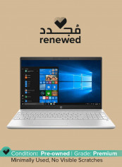 Renewed - Pavilion Series 15 (2020) Laptop With 15.6-Inch Display, Intel Core i5 Processor/10th Gen/32GB RAM/1TB SDD+HDD/Intel UHD Graphics With English/Arabic Keyboard Silver