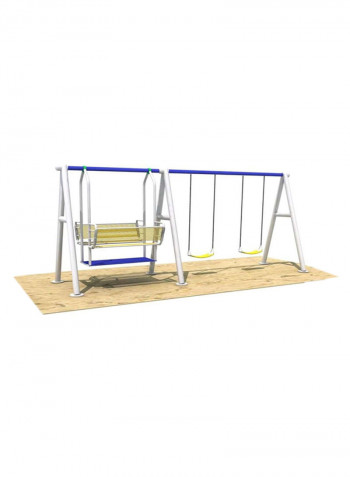 6-In-1 Stand Swing Set 400x 130x 200centimeter
