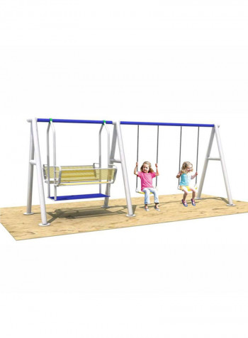 6-In-1 Stand Swing Set 400x 130x 200centimeter