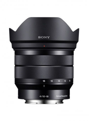 E 10-18mm f/4 OSS Wide-Angle Lens Black