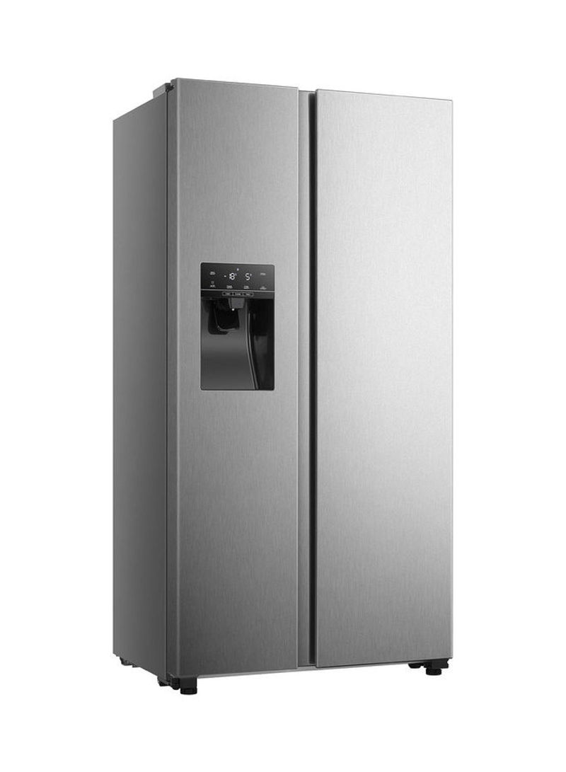 Side By Side Refrigerator With Water Dispenser 508 l HSB-H508-WS silver