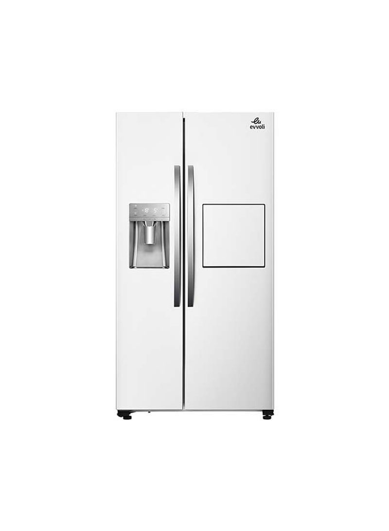 Side By Side Refrigerator With Ice maker And Water Dispenser 650L 650 l 437000 W EVRFH-S532HW White