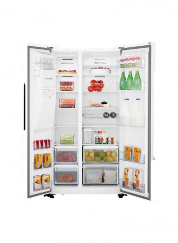 Side By Side Refrigerator With Ice maker And Water Dispenser 650L 650 l 437000 W EVRFH-S532HW White