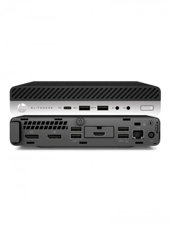 EliteDesk 800 G4 Mini PC With Core i5 Processor/8GB RAM/1TB HDD/Intel UHD Graphics 630 Black/Silver