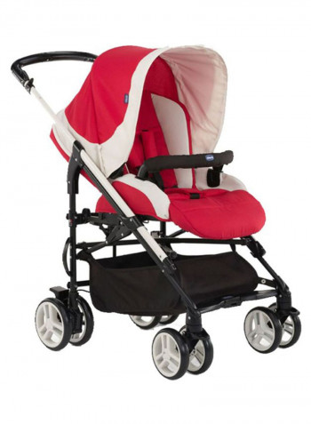 My City Stroller With Car Seat - Red/White/Black