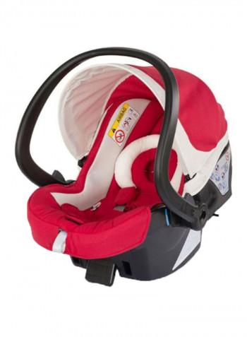 My City Stroller With Car Seat - Red/White/Black
