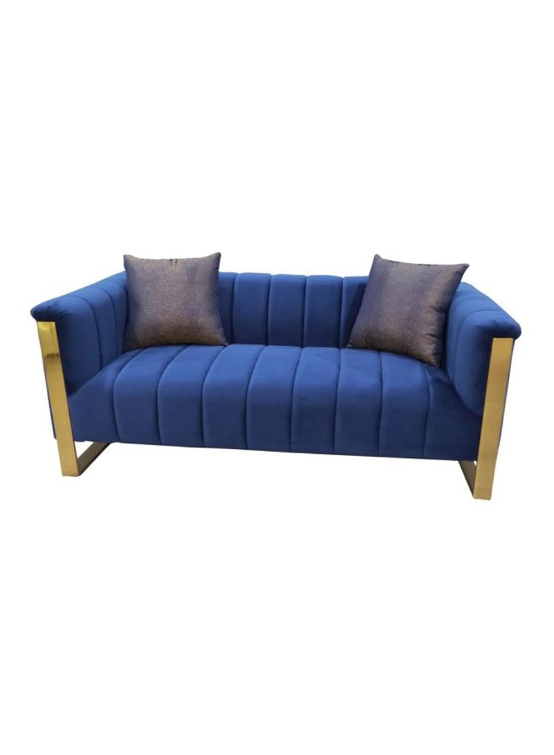 Rosanna 2 Seater Fabric Sofa Navy Blue L 179 X W 90 X H 72.5cm