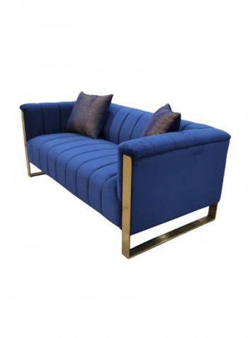 Rosanna 2 Seater Fabric Sofa Navy Blue L 179 X W 90 X H 72.5cm