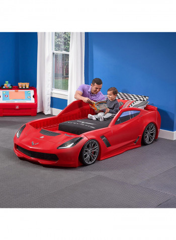 Z06 Corvette Toddler-To-Twin Bed W/Lights