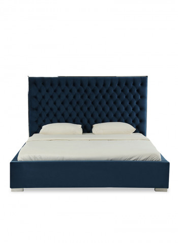 Dazzling King Bed Blue 180x200cm