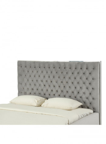 Dazzling King Bed Grey 180x200cm