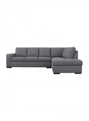Tracy 6-Seater Fabric Corner Sofa Grey 285x78x200cm
