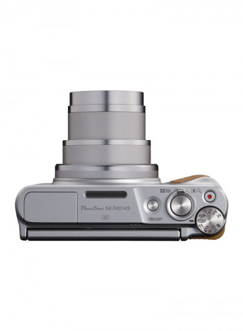PowerShot SX740 HS Point And Shoot Camera 20.3MP 40x Zoom With Tilt LCD Screen, Built-In Wi-Fi And Bluetooth Silver