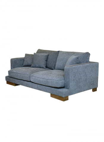 Emery 2-Seater Sofa Grey 200x64x113centimeter