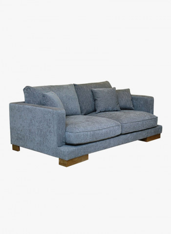 Emery 2-Seater Sofa Grey 200x64x113centimeter