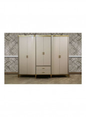 6-Door Wardrobe Beige