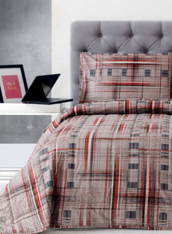 VER1969 Bedspread Cotton Red 240x260cm