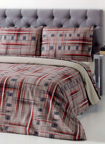 VER1969 Bedspread Cotton Red 240x260cm
