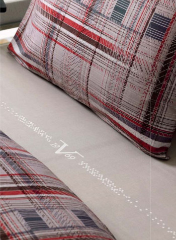 VER1969 Bedspread Cotton Red 240x260cm
