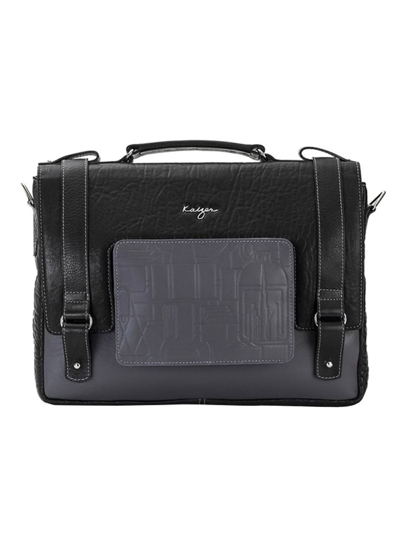 Insignia Messenger Bag Black/Grey