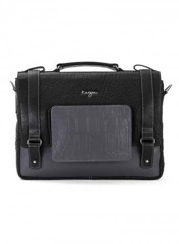 Insignia Messenger Bag Black/Grey