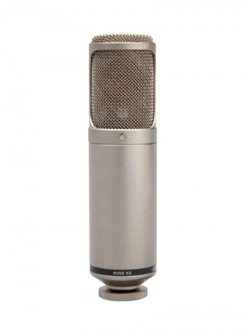 Dual Condenser Valve Microphone Silver