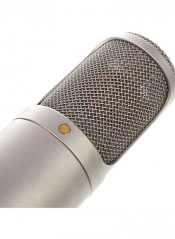 Dual Condenser Valve Microphone Silver