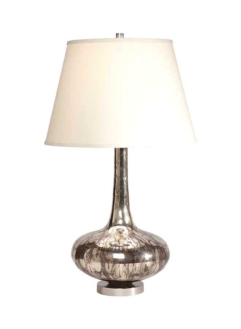 Mayfield Table Lamp Silver/Beige 32.385 x 83.82centimeter
