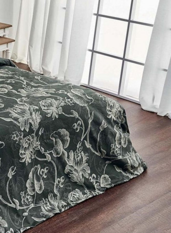 19.69 Bedspread Cotton Black 240x260cm