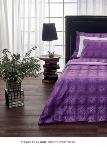 19.69 Bedspread Cotton Purple 240x260cm