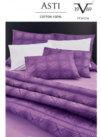 19.69 Bedspread Cotton Purple 240x260cm