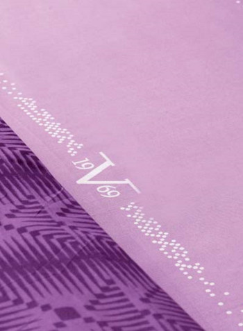 19.69 Bedspread Cotton Purple 240x260cm