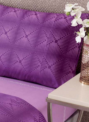 19.69 Bedspread Cotton Purple 240x260cm