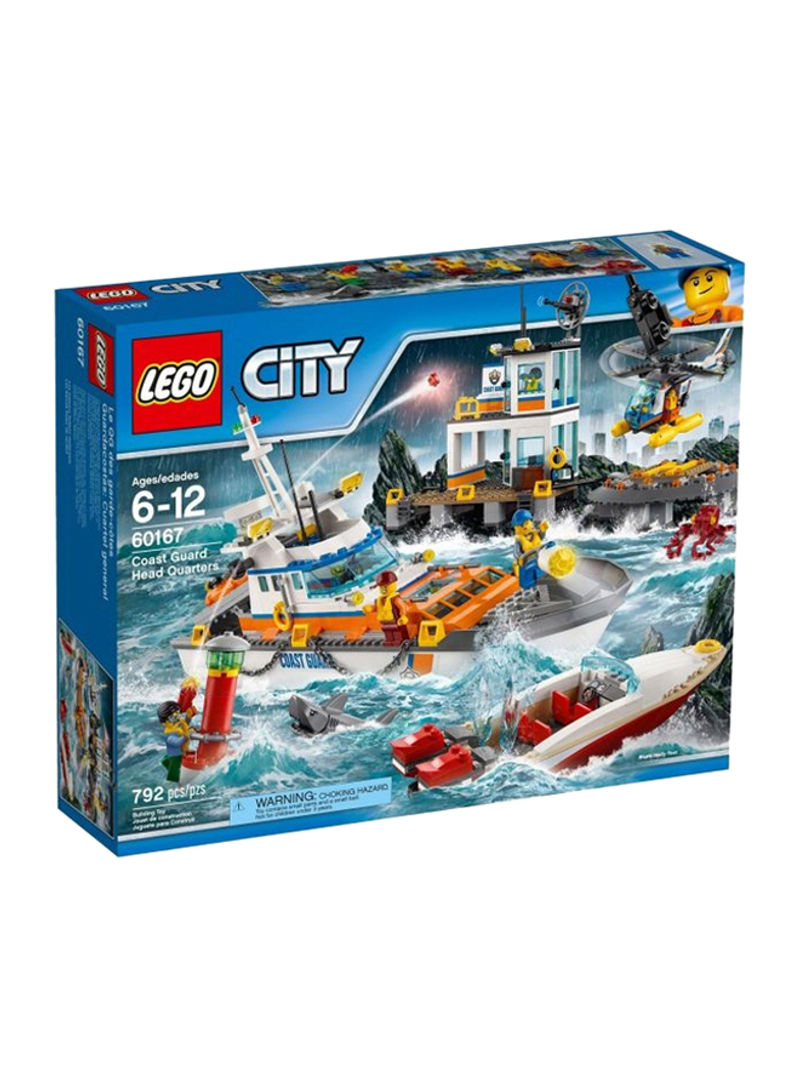 792-Piece City Coast Guard Headquarters Toy Set 60167