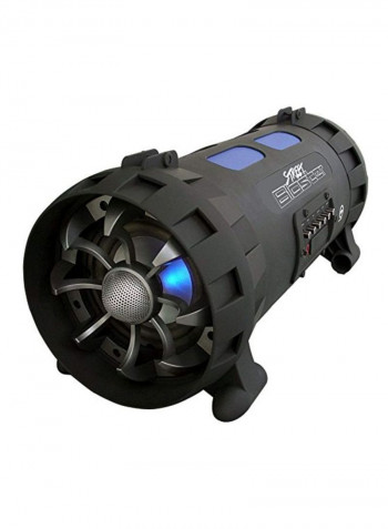 12-Piece Rugged And Portable Bluetooth Wireless BoomBox Set PBMSPG100 Black