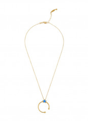 18 Karat Gold Enamel Star Necklace