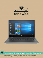 Renewed - Pavilion X360 14-dh0011ne (2020) Convertible 2-In-1 Laptop With 14-Inch Touchscreen Display, Intel Core i3 Processor/10th Gen/32GB RAM/2TB SSD+HDD/Intel UHD Graphics 620 Blue